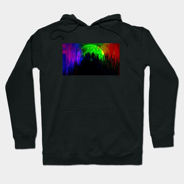 Colorful Abstrac Design Hoodie by TeenArt